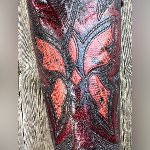 Vintage Texas Boot Company Butterfly Boots🦋 - Picture 3 of 9